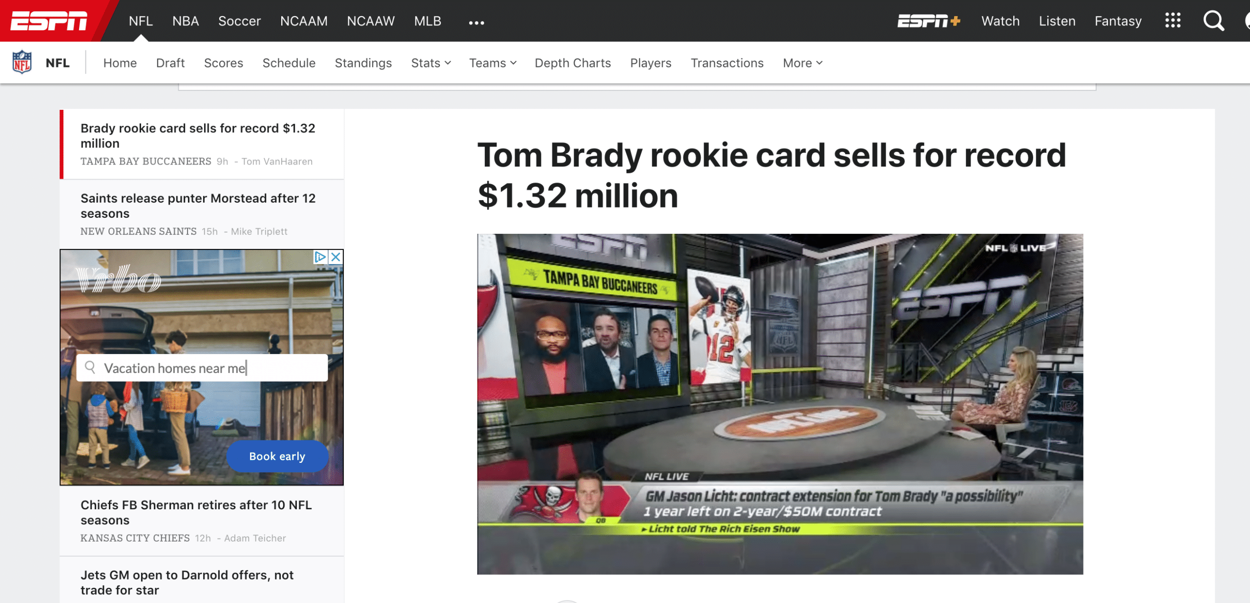 Tom Brady Rookie Card Sells For Record 132 Million 9981